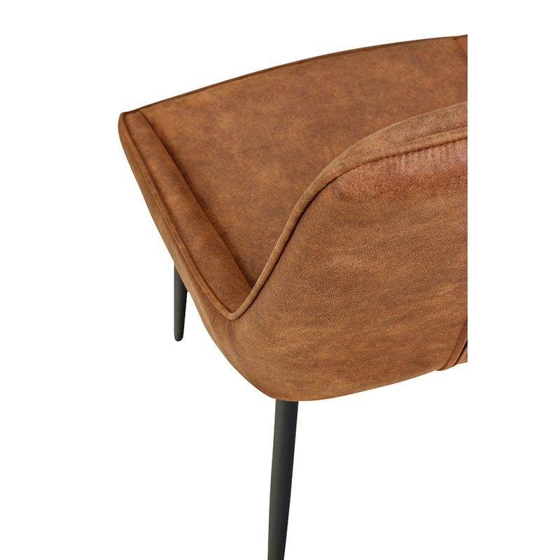 Polsterstuhl Lunaro Vintage Brown