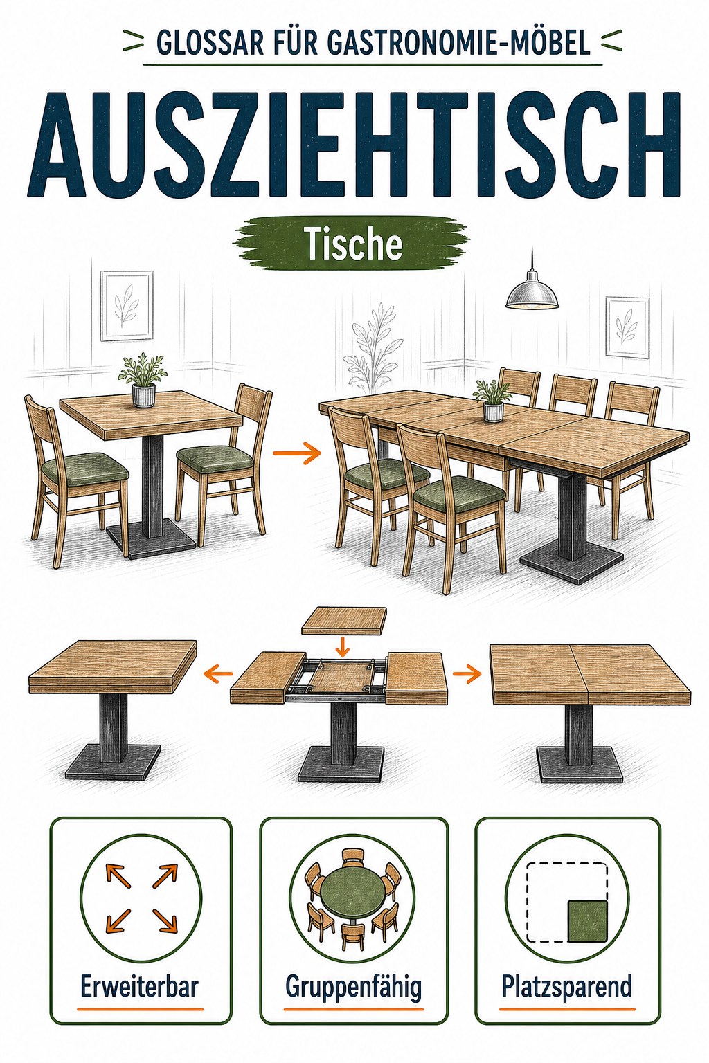 Ausziehtisch