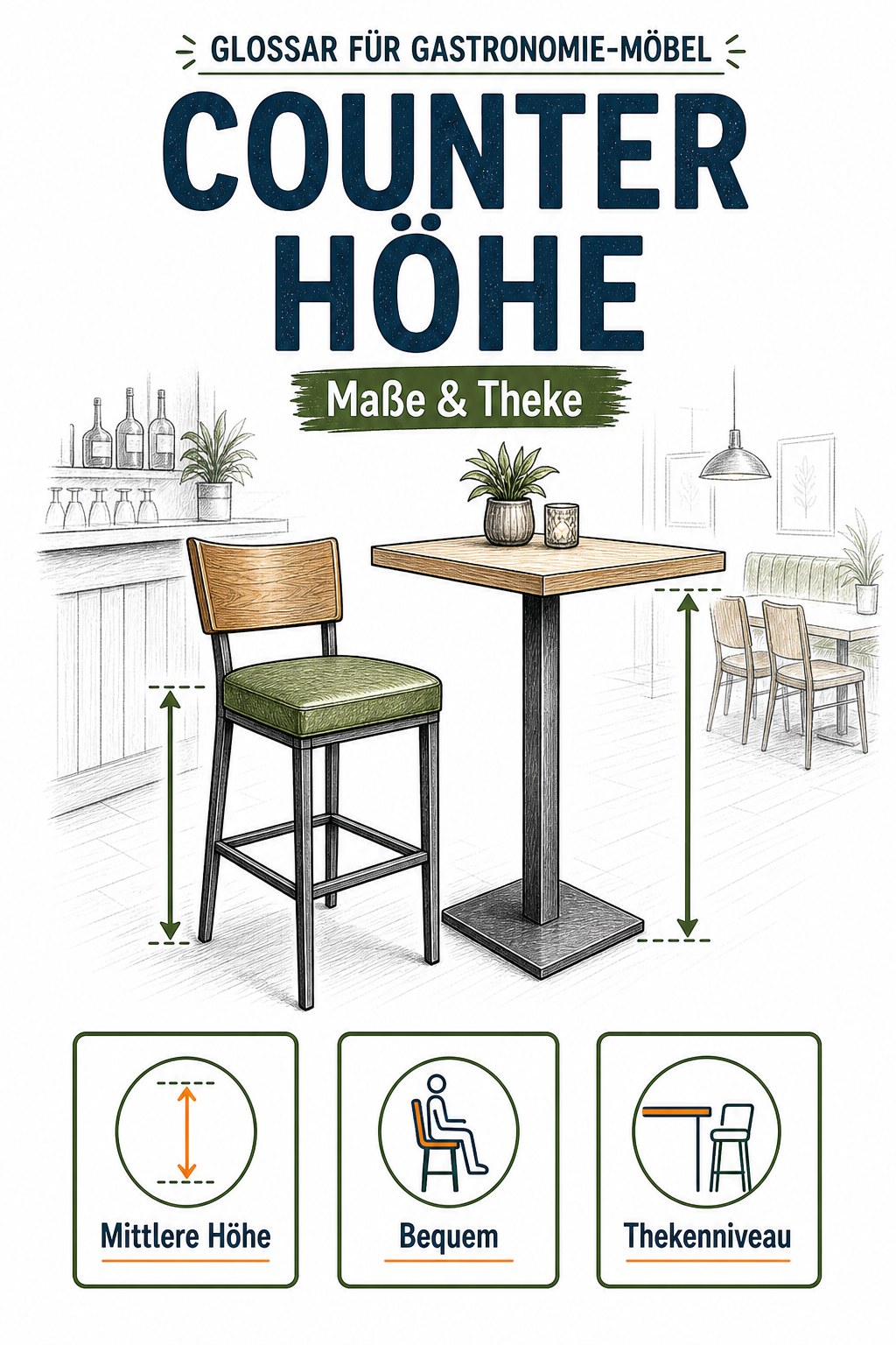 Counterhöhe