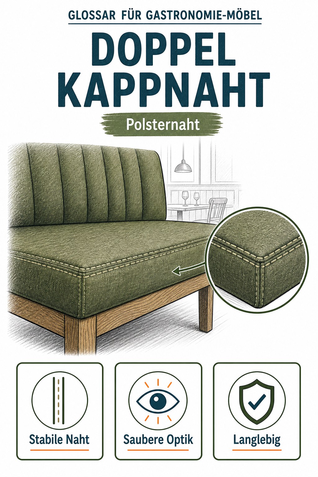 Doppelkappnaht