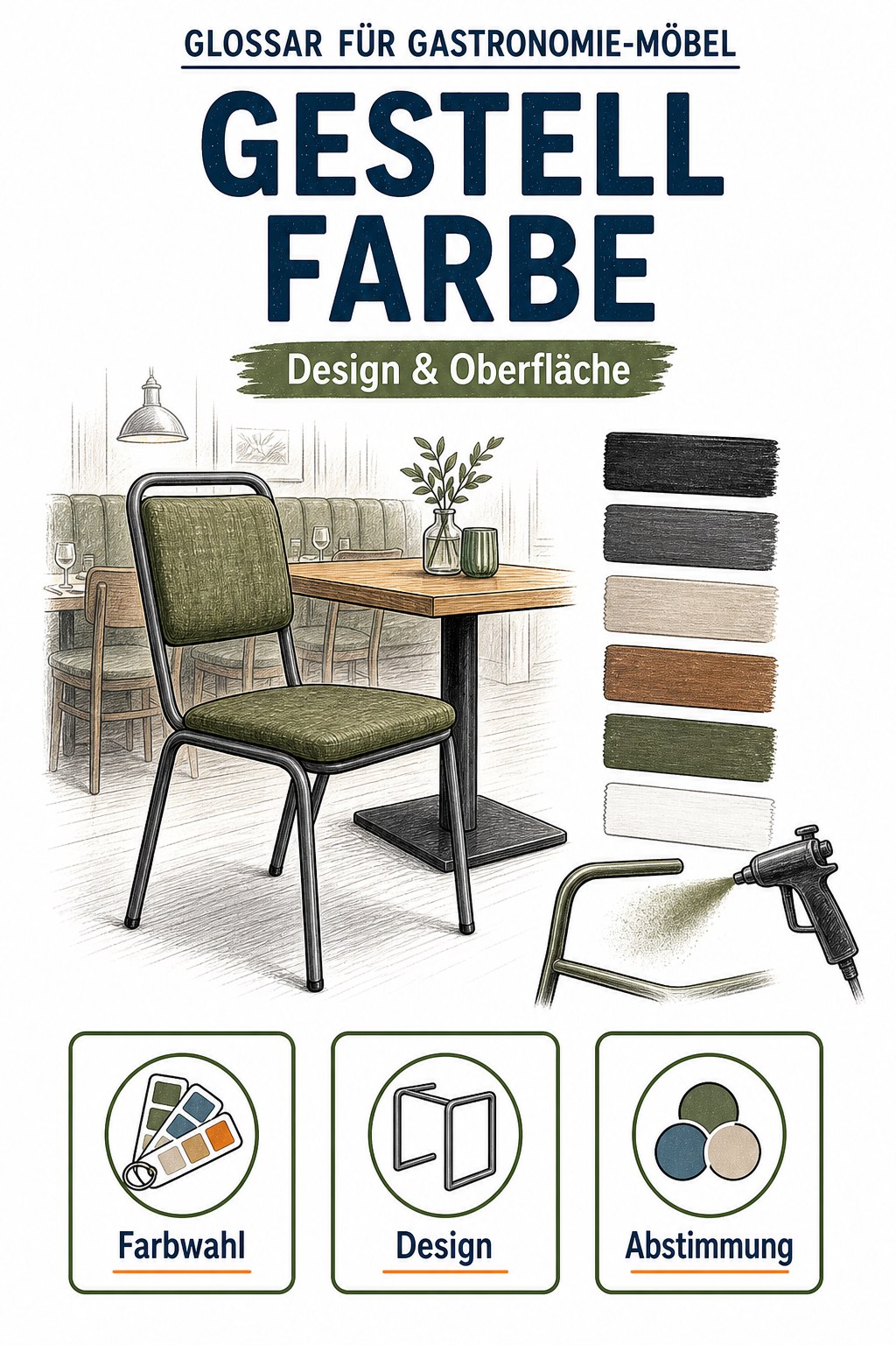 Gestellfarbe