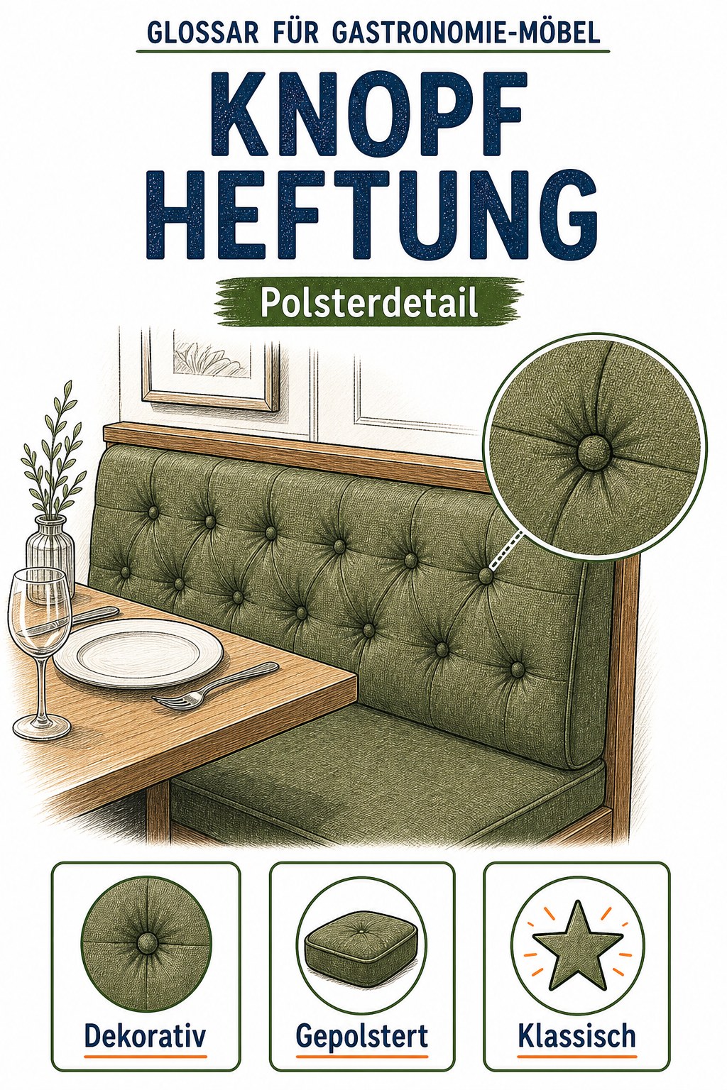 Knopfheftung