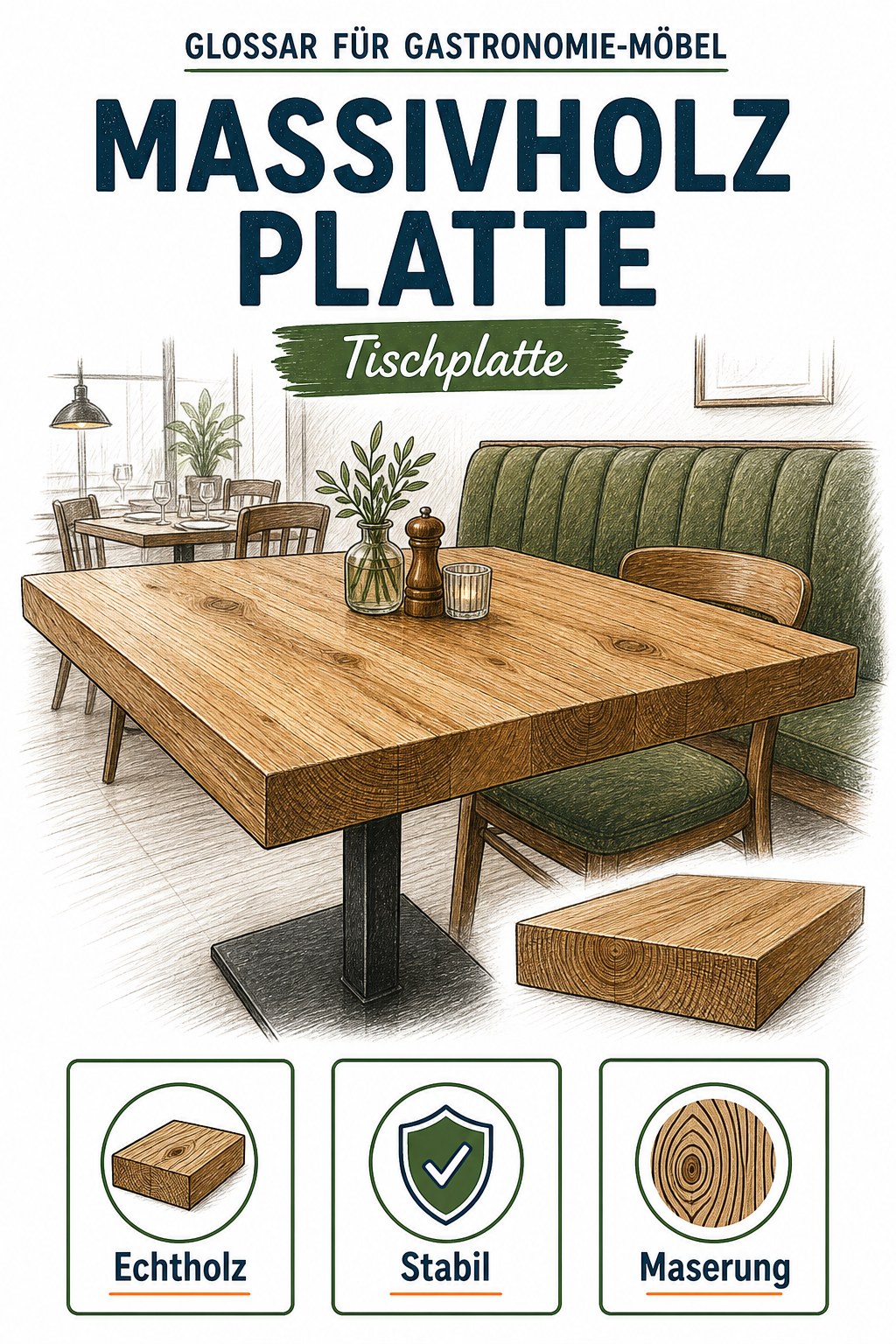 Massivholzplatte