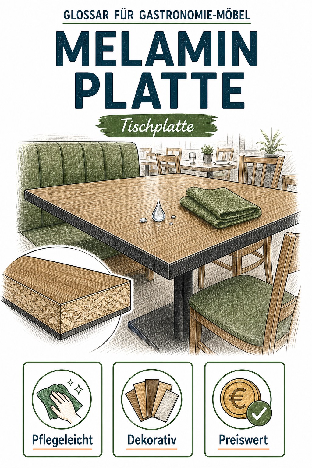 Melaminplatte