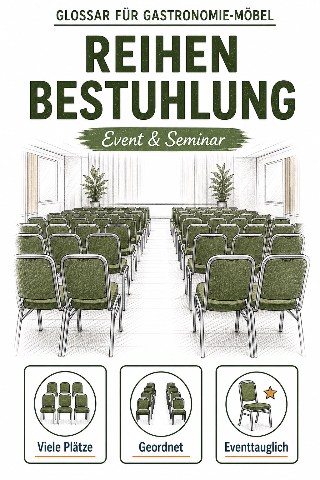 Reihenbestuhlung