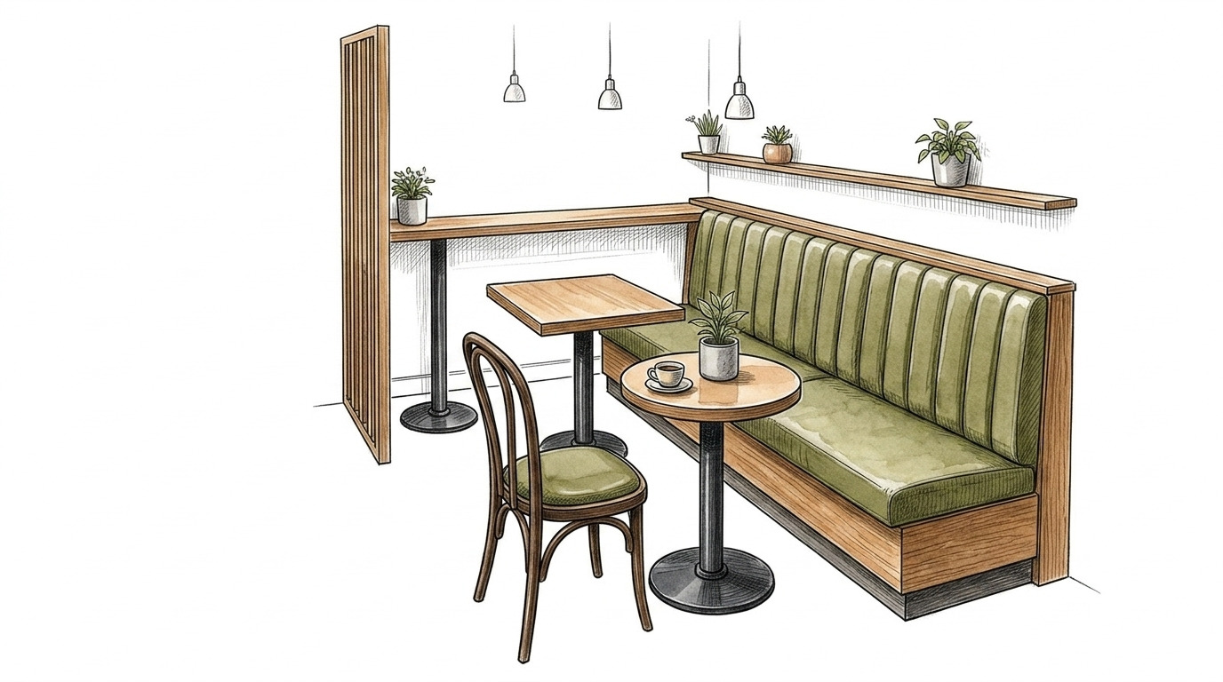 Kleine Grundrisse maximieren: Gastro-Möbel für micro spaces